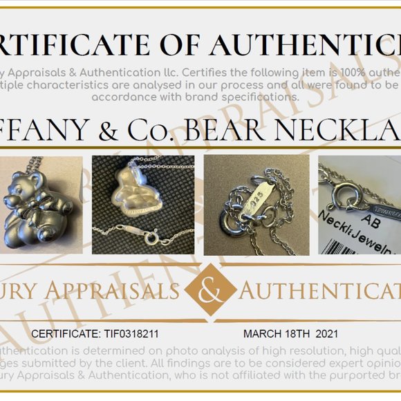 Tiffany & Co. Teddy Bear Necklace - Picture 2 of 4